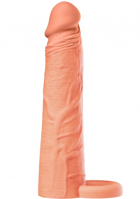 Penis Sleeve Liquid Silicone Ring 20 cm Beige