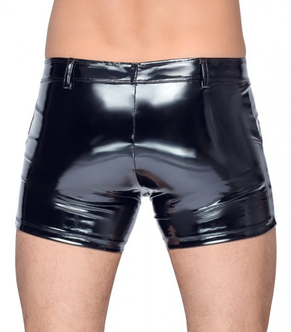 Vinyl Zipper Short
