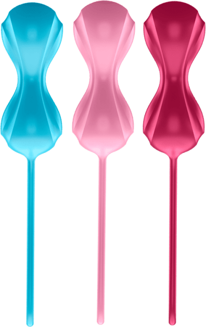 Satisfyer Power Balls - Set med 3 kegelkulor för knipövningar