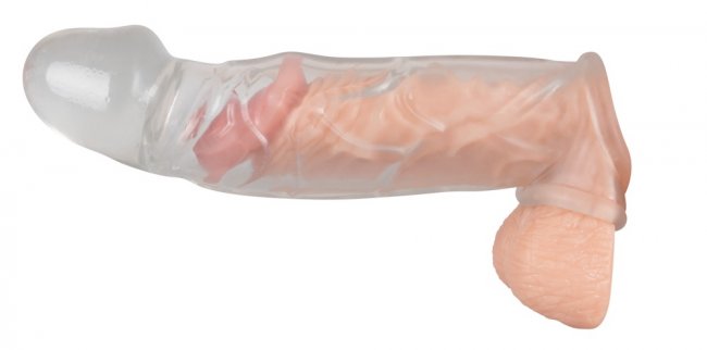 Crystal Skin Penis Sleeve Balls Support