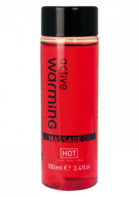 En silkeslen värmande massageolja