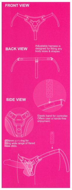SEXXBIAN Strap-on Vibrator