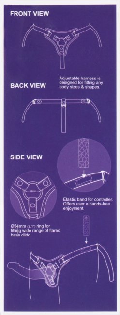 SEXXBIAN Strap-on Vibrator