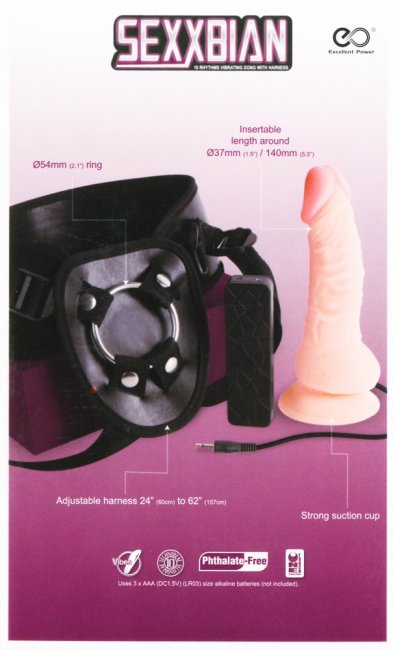 SEXXBIAN Strap-on Vibrator