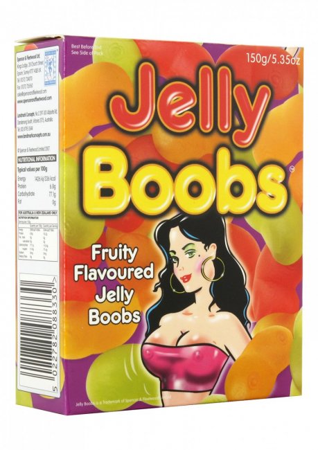 Jelly Boobs - Vingummin i form av bröst