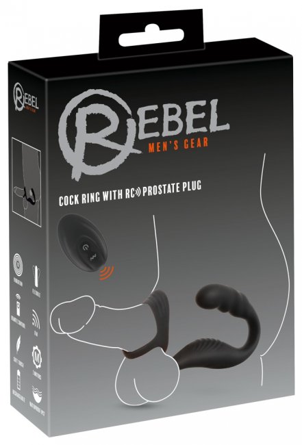 Cock Ring With RC Prostate Plug