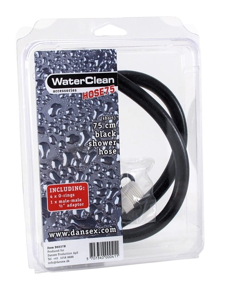 Black Showerhose 75 cm