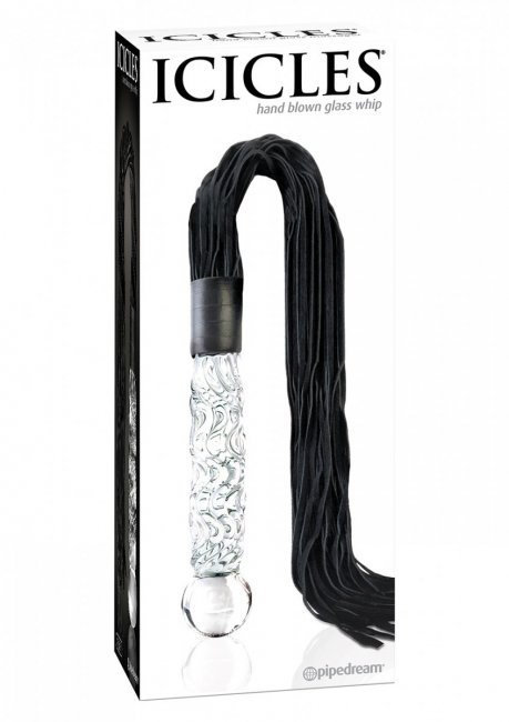 Icicles No 38 Hand Blown Glass Whip