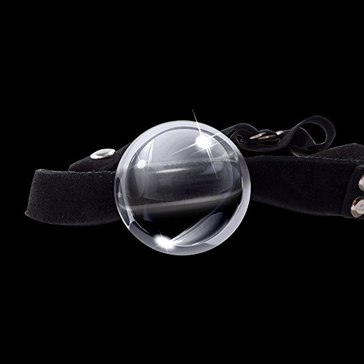 Icicles Hand Blown Glass Ball Gag