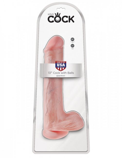 King Cock 13 Inch With Balls - Stor dildo