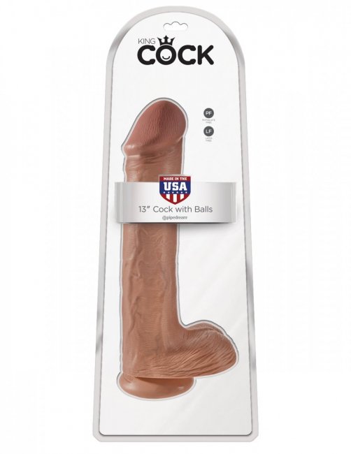 King Cock 13 Inch With Balls - Stor dildo