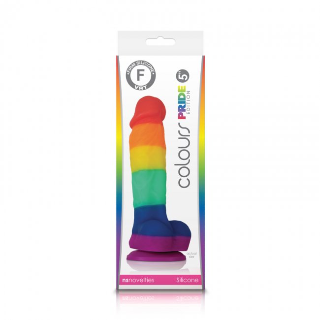 Pride Edition 5 Inch Dildo färgglad dildo