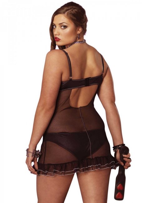 Padded Linne och Panty Svart #86529Q