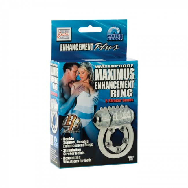 Waterproof Maximus Enhancement Ring Transparent