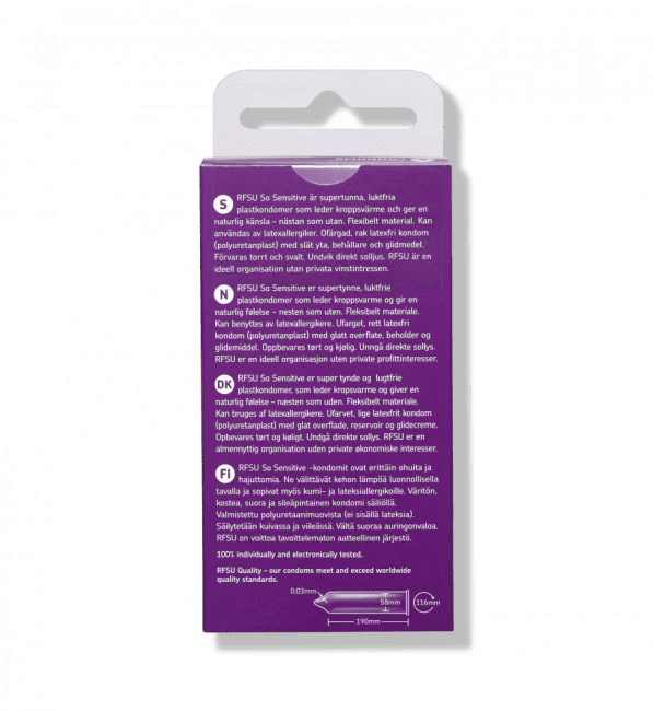RFSU So Sensitive latexfria kondomer