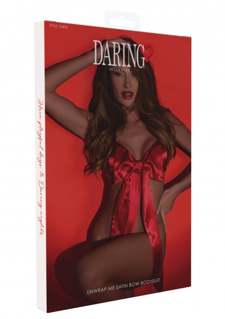 Unwrap Me Satin Bow Bodysuit