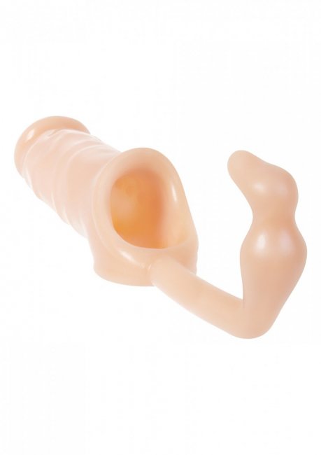 Penis Extension With Anal Leash - Penisförlängare med analplugg