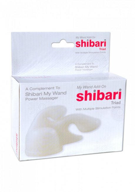 Shibari Triad Wand Add-on - Vit tillbehör för kraftfulla stimulationer