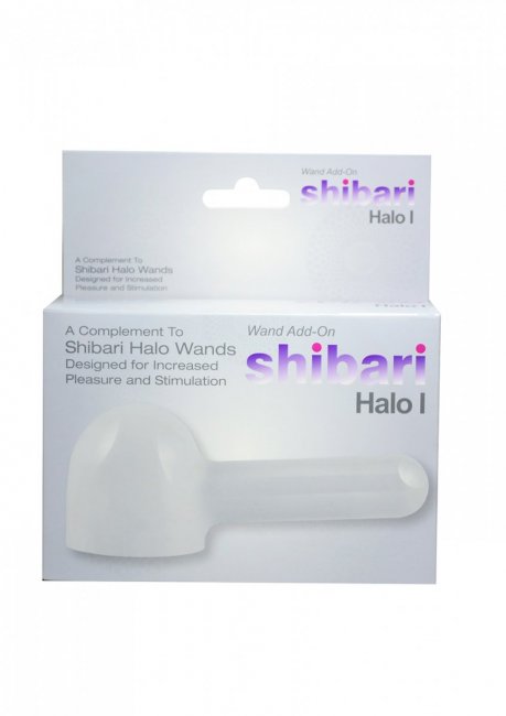 Shibari Halo I Halo Wand Add-on - Vitt tillbehör till wandvibrator förpackningsbild