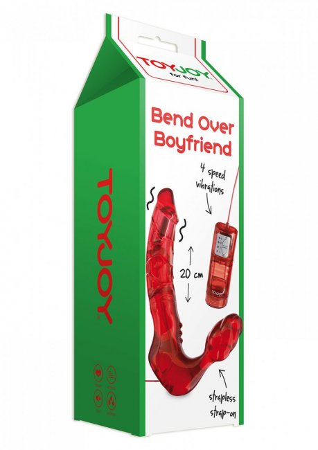 Bend Over Boyfriend Vibrating Red
