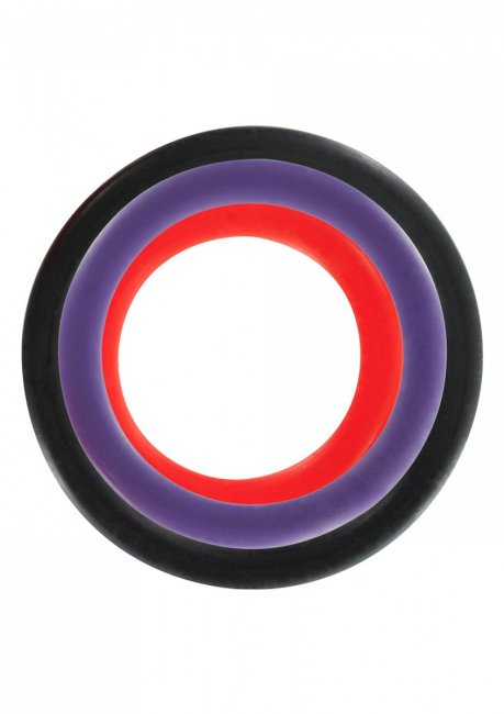 Triple Cock Ring Set