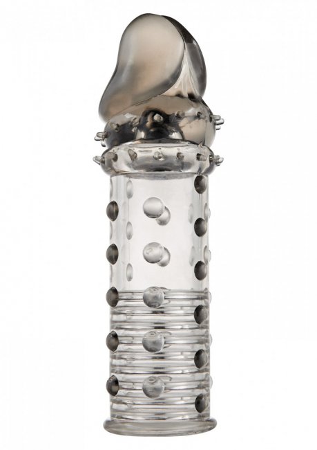 ToyJoy Power Stud Sleeve - Grå texturerad penisöverdrag