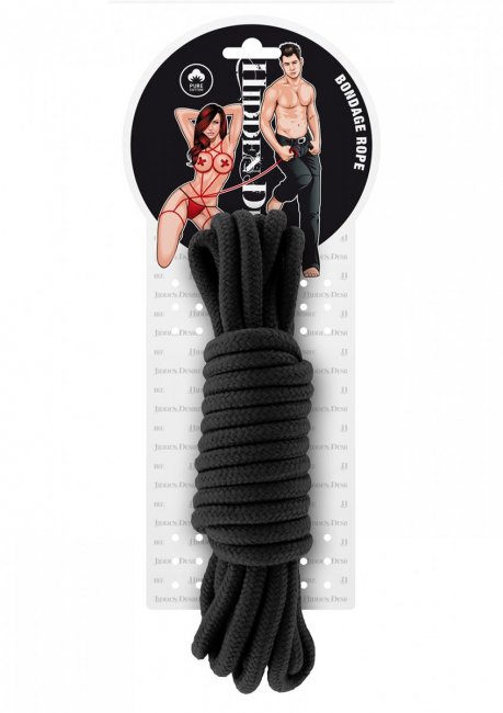 Bondage Rope 5m Svart