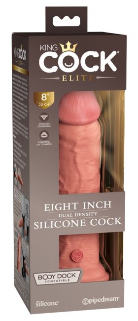 8 Dual Density Silicone Cock