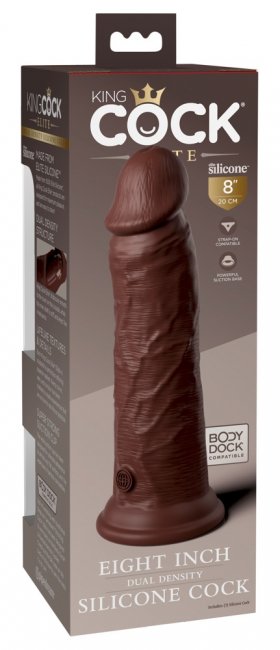 8 Dual Density Silicone Cock