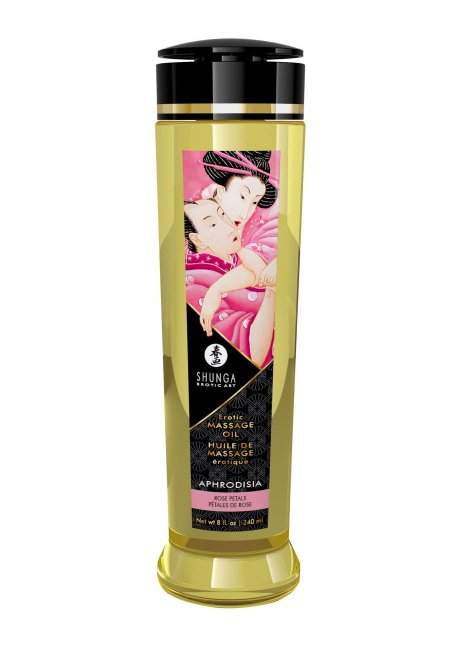 Erotic Massage Oil Rose Petals