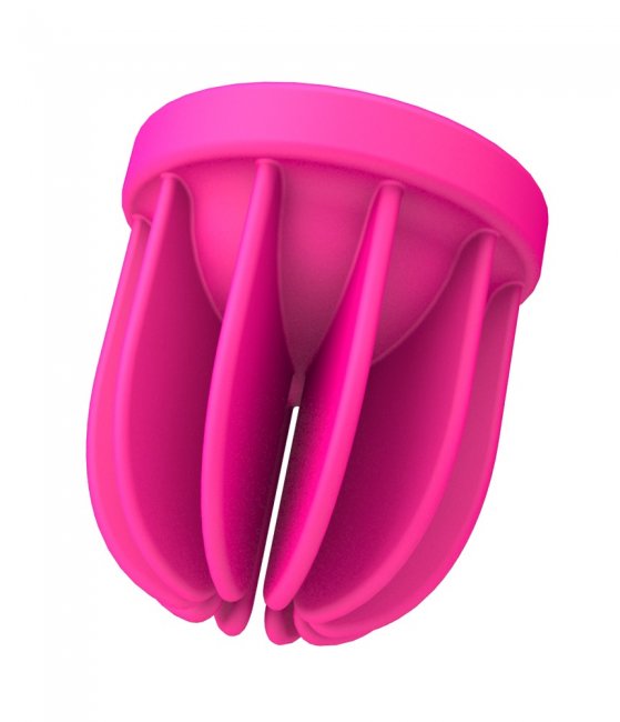 Uppladdningsbar klitorisvibrator. 5 huvuden. 10 funktioner. 2 kraftfulla och tysta motorer. Vattentät. Högkvalitativ silikon.