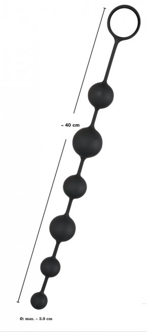Anal Beads Black Velvets