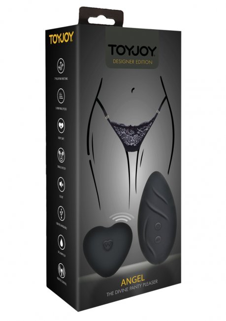 Uppladdningsbar tros vibrator. Högkvalitativ silikon. Justerbara trosor,sexig design. 4 mönster, 3 hastigheter. Stänksäker.