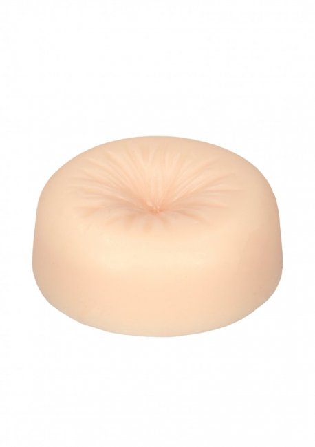 Tvål formad som ett anus. Enkel och rolig att använda samtidigt som du rengör händerna. Passar som en perfekt skämt present.