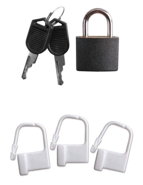 Ass-Gasm Cock Blocker - medföljande lås till Kukbur i silikon