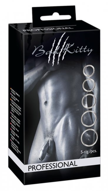 Bad Kitty Set of 5 Cock Rings