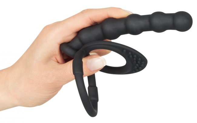 Black Velvets Cock & Ball Ring