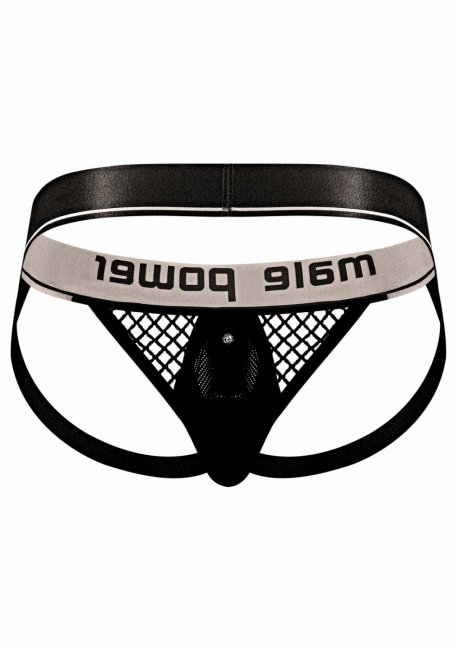 Svarta kalsonger tillverkad av ett skönt material. Bekväm passform. Sexig nät design. Öppen baktill. Elastisk penisring.