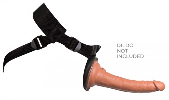 Mycket bekväm harness med supermjuk vaddering. Enkel att använda. Justerbara band. För dildos med sugkopp. Perfekt position.