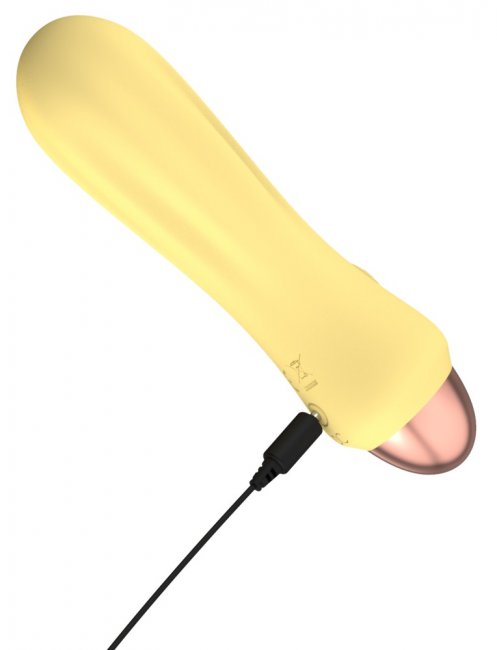 Elegant vibrator tillverkad av supermjuk silikon. 7 olika vibrationer. Uppladdningsbar, vattentät och enkel att använda.
