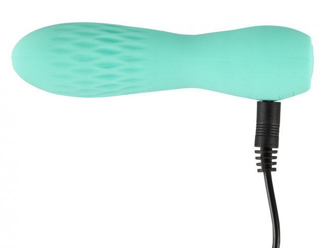 Uppladdningsbar vibrator tillverkad av högkvalitativ silikon. 10 djupa vibrationer. Flexibelt skaft. Helt vattentät. Enkel.