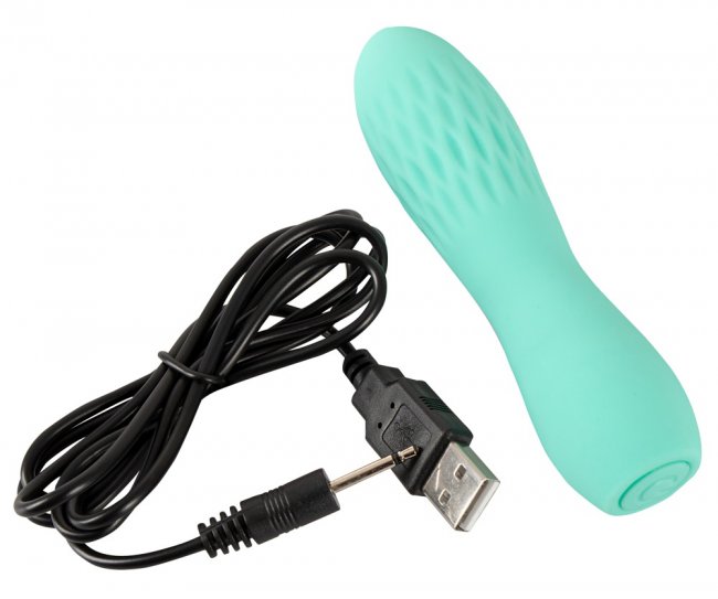 Uppladdningsbar vibrator tillverkad av högkvalitativ silikon. 10 djupa vibrationer. Flexibelt skaft. Helt vattentät. Enkel.