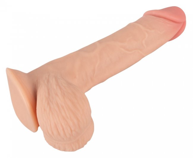 Dildo with Movable Skin 19 cm
