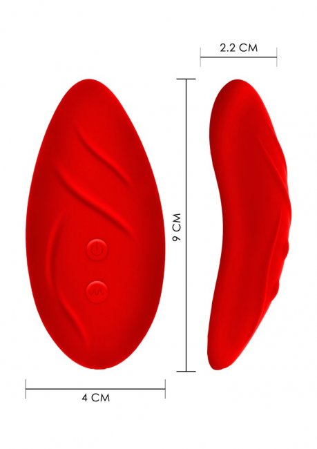 Uppladdningsbar tros vibrator. Högkvalitativ silikon. Justerbara trosor,sexig design. 4 mönster, 3 hastigheter. Stänksäker.