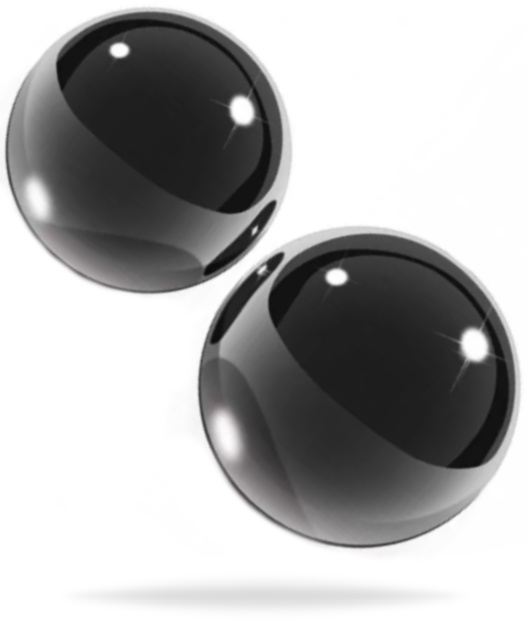 FF Black Glass Ben-Wa Balls