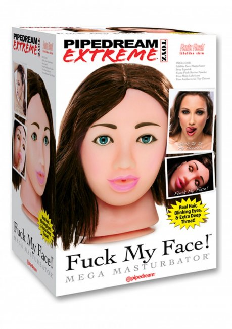 Fuck My Face - Masturbator i form av huvud