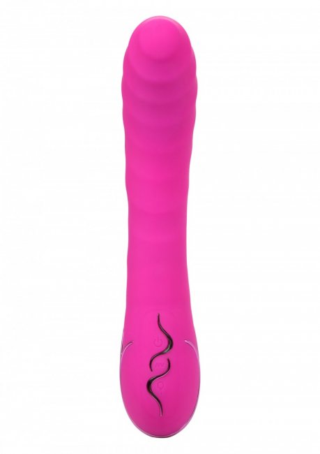 Uppladdningsbar vibrator tillverkad av supermjuk silikon. 7 vibrationer och 4 uppblås hastigheter. Stark motor.