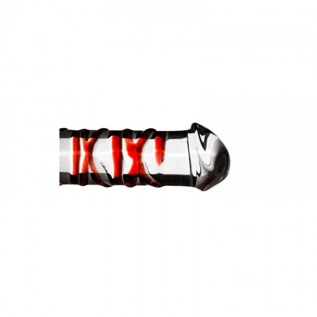 Dildo tillverkad av slitstark glas. Med en stimulerande och vacker design. Temperatur känslig. Enkel att använda.