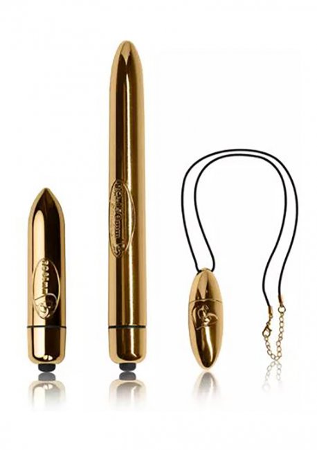 set med tre olika stora vibratorer. Batteridrivna, tillverkade i ABS, diskret förpackning, intensiva vibrationer, tyst motor.