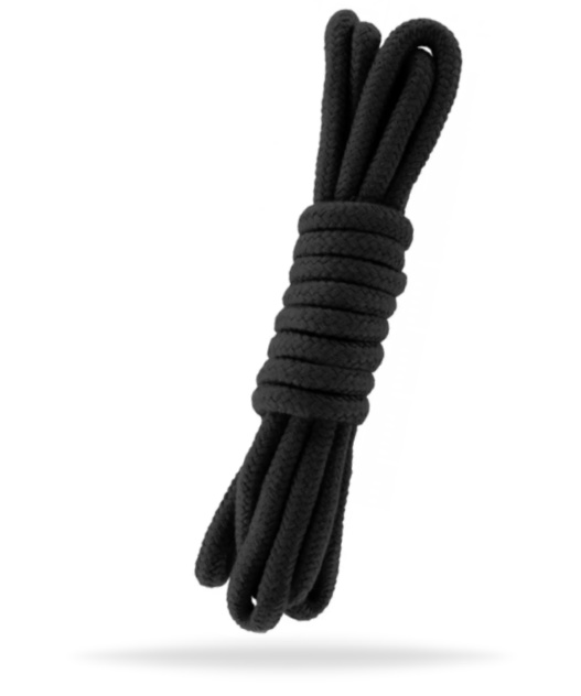 Hidden Desires Bondage Rope 3m Black